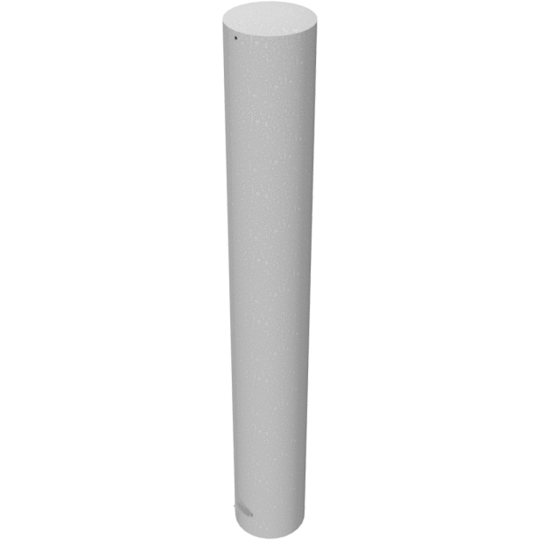 Barrier bollard | Steel tube  273 x 5 mm | stationary | for setting in concrete | hot-dip galvanized | total length: 2000 mm | with welded steel cap